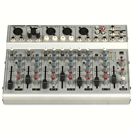 Behringer Eurorack UBB1002 10-Channel 2-Bus Mixing Console