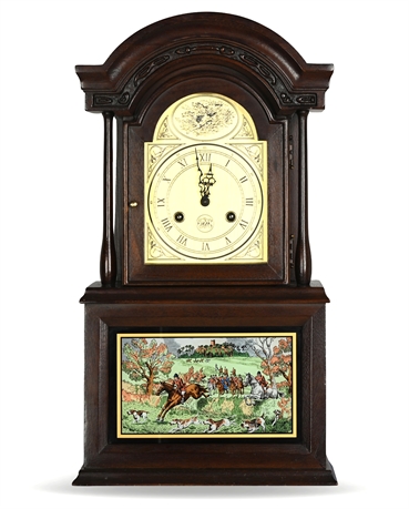 The Old Berkshire Hunt 'Foxhound' Clock