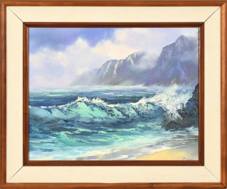 Michael Powell Seascape Oil Painting on Canvas