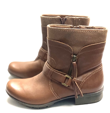 Clarks Brown Leather Boots