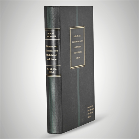Mischa Schwartz Information Transmission Modulation Noise McGraw-Hill 1959