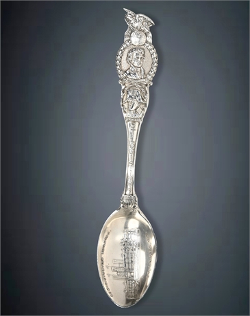 Sterling Silver 1904 St. Louis World's Fair Souvenir Spoon