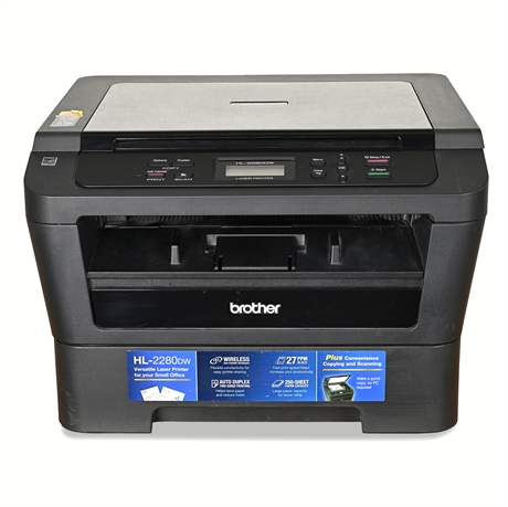 Brother HL-2280DW Laser AIO — Wi-Fi, Duplex, 27ppm, Tested