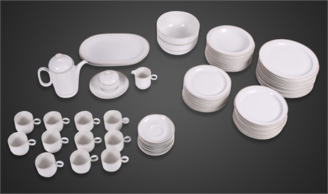 Rosenthal Studio-Line Germany Porcelain Dinnerware & Tea Service, Service for 12