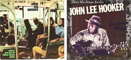 John Lee Hooker - 2 Albums: Never get out of the Blues Alive , Lonesome Mood