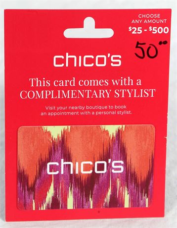 $50 Chico's Gift Card
