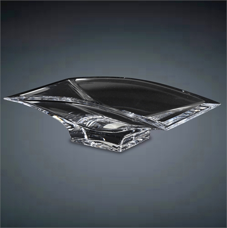 Nambe 9" Planar Crystal Bowl by Karim Rashid