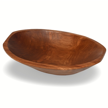 Chapada dos Guimarães Hand-Carved Cumaru Wood Bowl