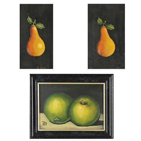Hand Painted Fruit Panels