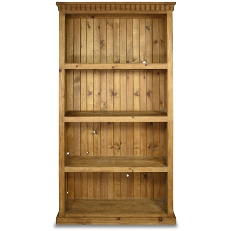 Rustic Solid Wood Bookcase