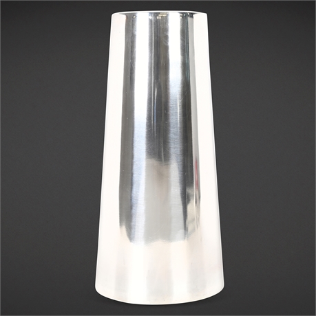 Nambe MT1273 “Plaza” Vase, 2018 — 11″ Alloy Sculptural Icon