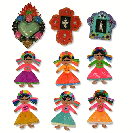 Mexican Folk Art Magnets