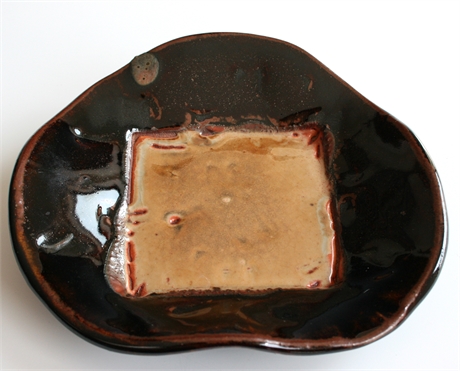David Beattie 'Abstract Ceramic Plate'