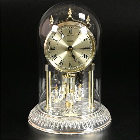 Linden Crystal Anniversary Clock