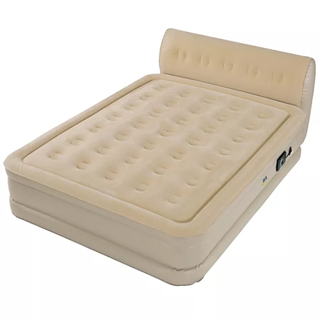 Serta Raised Queen Perfect Sleeper with Headboard Inflatable Bed