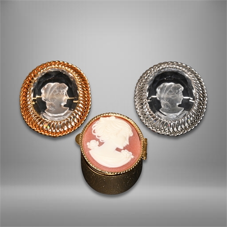 Vintage Cameo Style Collectibles