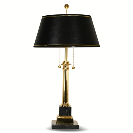 American Brass & Marble Empire Desk Lamp
