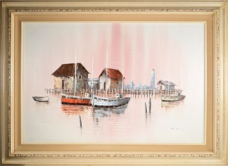 Nautical Oil Painting