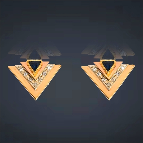14K Tanzanite & Diamond Earrings