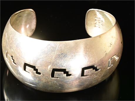 TAXCO Sterling Silver Cuff Bracelet