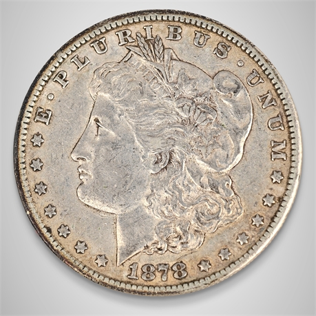 1878 Morgan Silver Dollar – Carson City Mint (CC) – .900 Silver