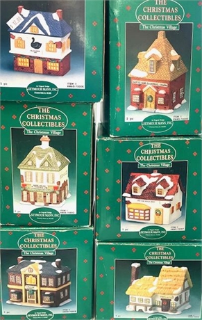 Christmas Collectibles 6 Figurines in Boxes!