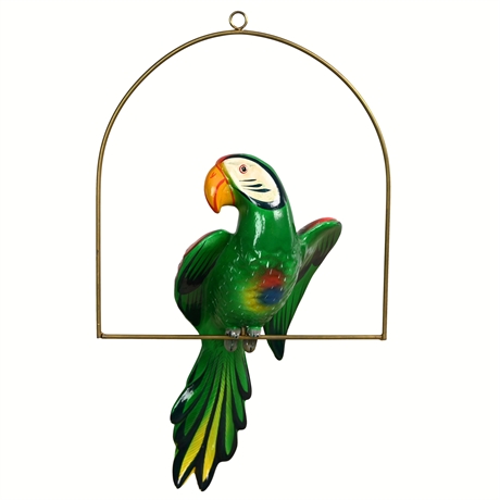 Hand Painted Pajaro with Stand