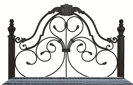 Wrought Iron Style Queen Headboard