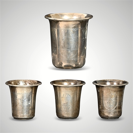 Sterling Silver Kiddush Cups