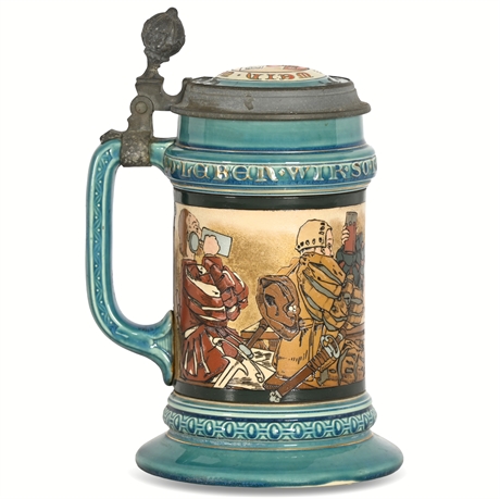 Mettlach “Old German Drinkers” Stein