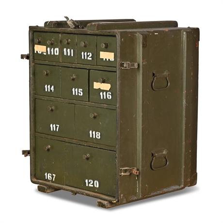 Vintage Army Supply Chest