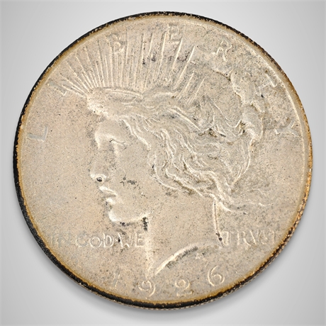 1926 Peace Silver Dollar – Philadelphia Mint – .900 Silver