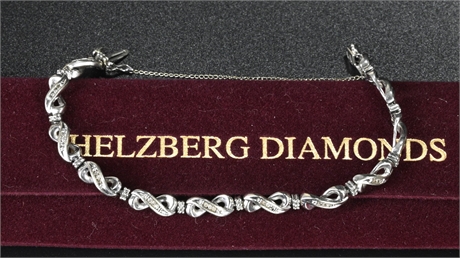 Helzberg Diamonds 10k & Diamond Bracelet