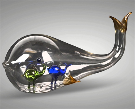 Blown Glass Whale