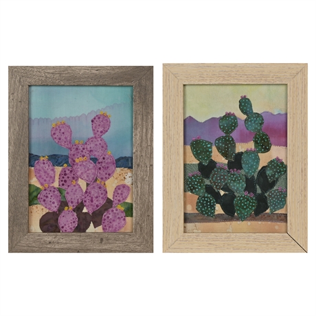 Suzanne Thiesfeld Applique Cactus Panels