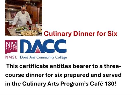 Dinner for 6 with Chef Drake!