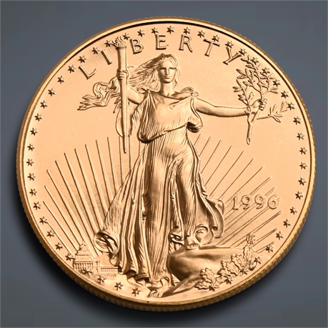 1996 $50 Gold Eagle 1 OZ. Fine Gold Coin