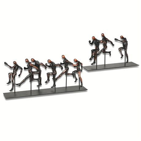 Running Figures Sculptures