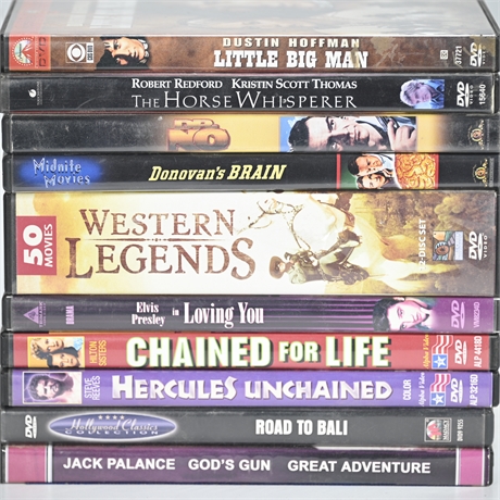 12 Western DVD Movies