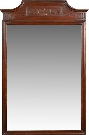 Antique Mahogany Mirror