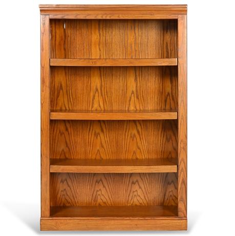 53" Traditional Oak Bookcase