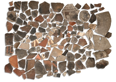 Pueblo Pottery Shards From Tierra Blanca Creek Areas