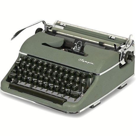Antique Olympia "Deluxe" Typewriter