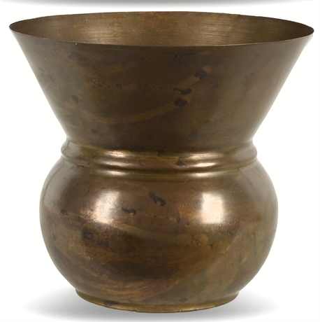 Brass Spittoon & Flower Pot