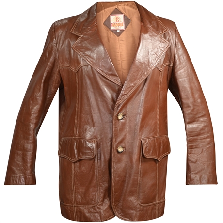 1970's Leather Western Jacket