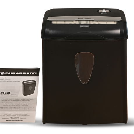 Durabrand 8 Sheet/Crosscut Paper Shredder with Wastebasket with Box