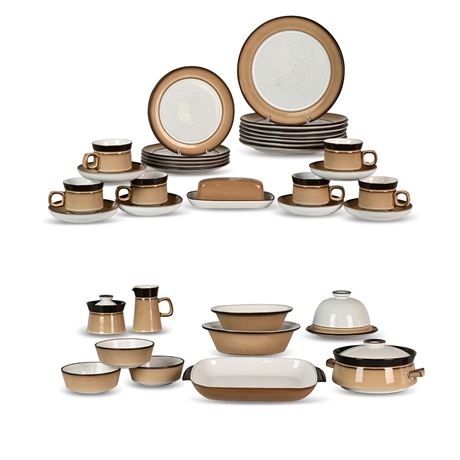 Denby 'Country Cusine' Dinner Service and Serving Pieces