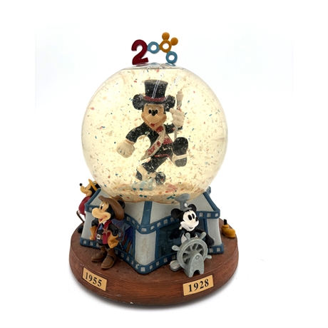 Disney Mickey Mouse Millennium Snow Globe