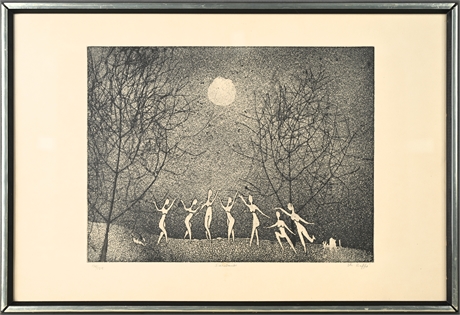 Therese Ruffie de Longueval "Sarabande" Aquatint — Signed, 120/125