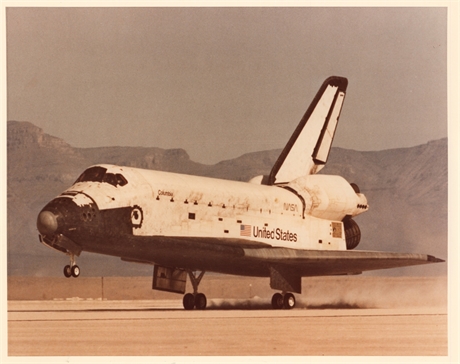 Space Shuttle Columbia STS-3 Landing at White Sands — Original Kodak Photograph